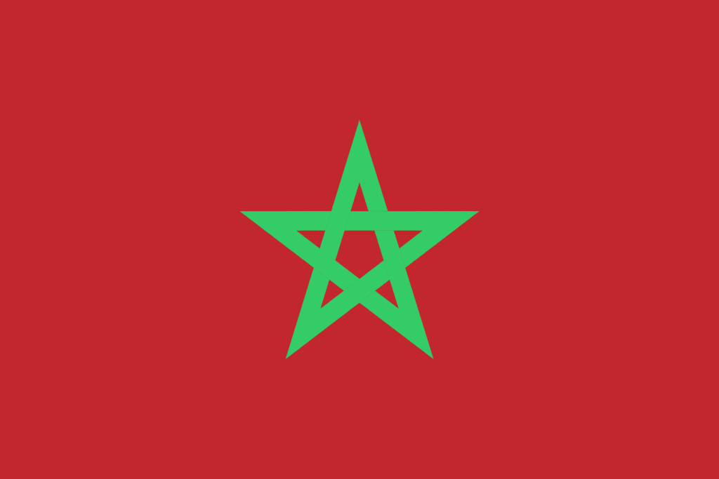 Morocco FIFA World Cup 2022 Flag